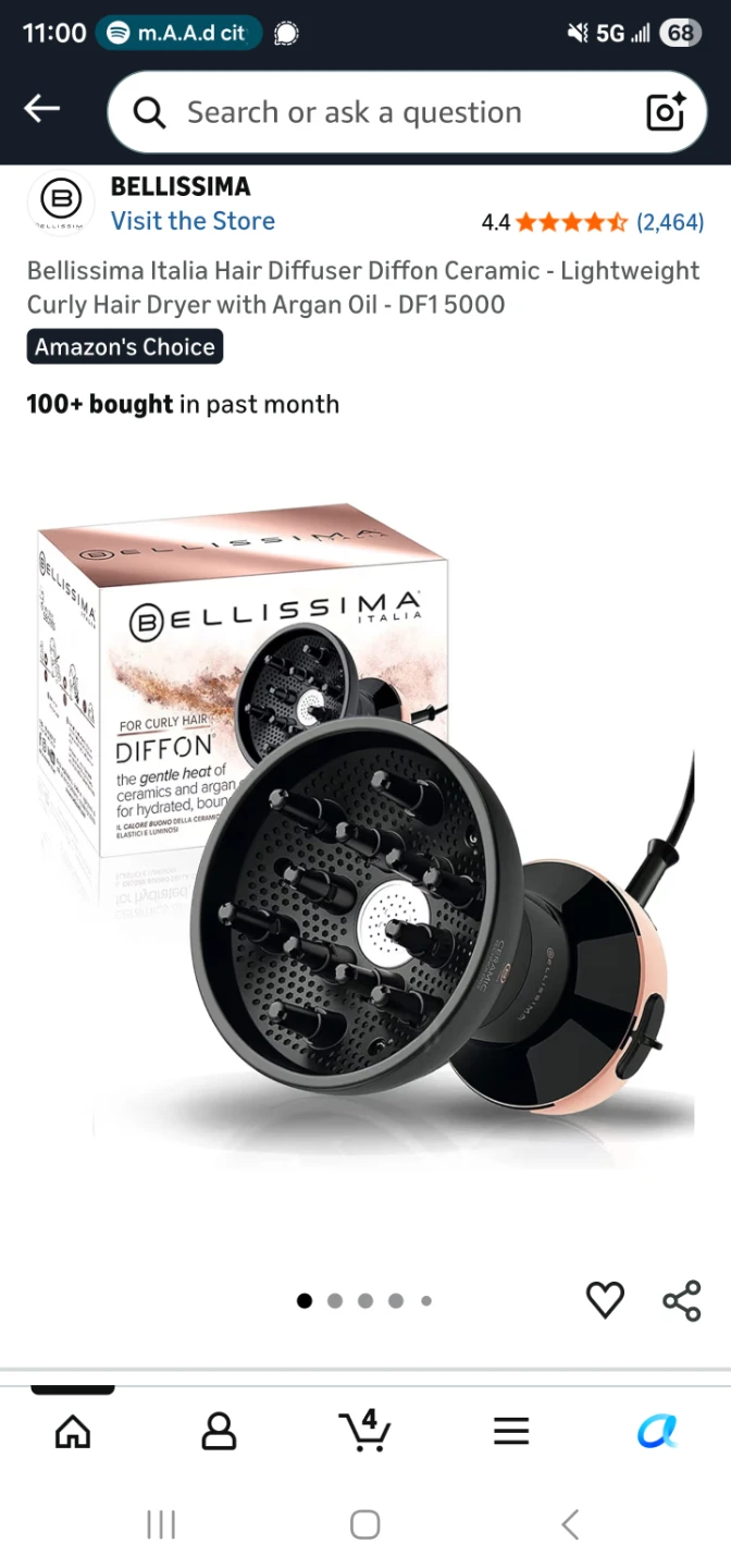New Bellissma Hair Hot Air Diffuser - photo 4