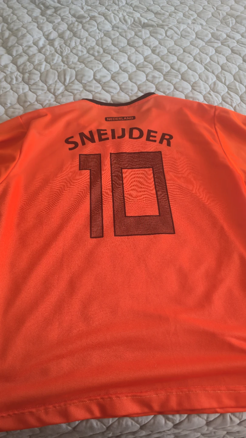 Orange Sneijder #10 Nederland Soccer Jersey - Size L - photo 2