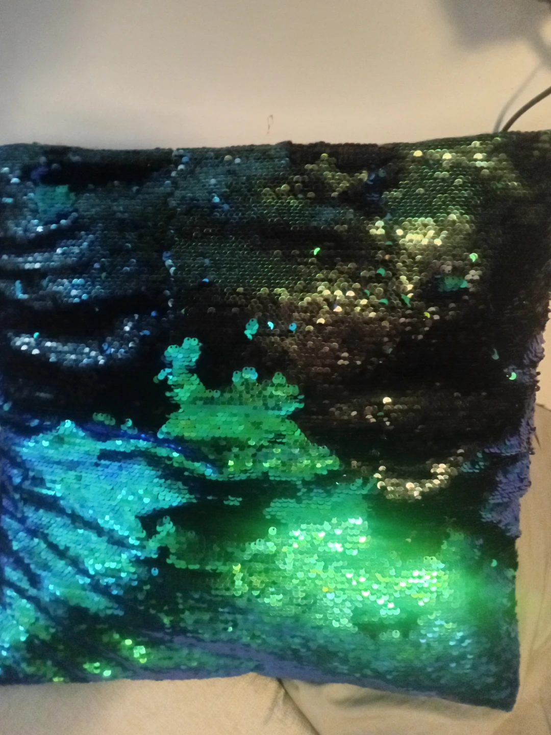 Mermaid Sequin cushion