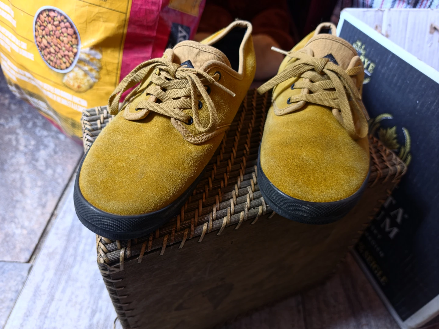 Emerica Yellow Suede Lace-Up Shoes - photo 3