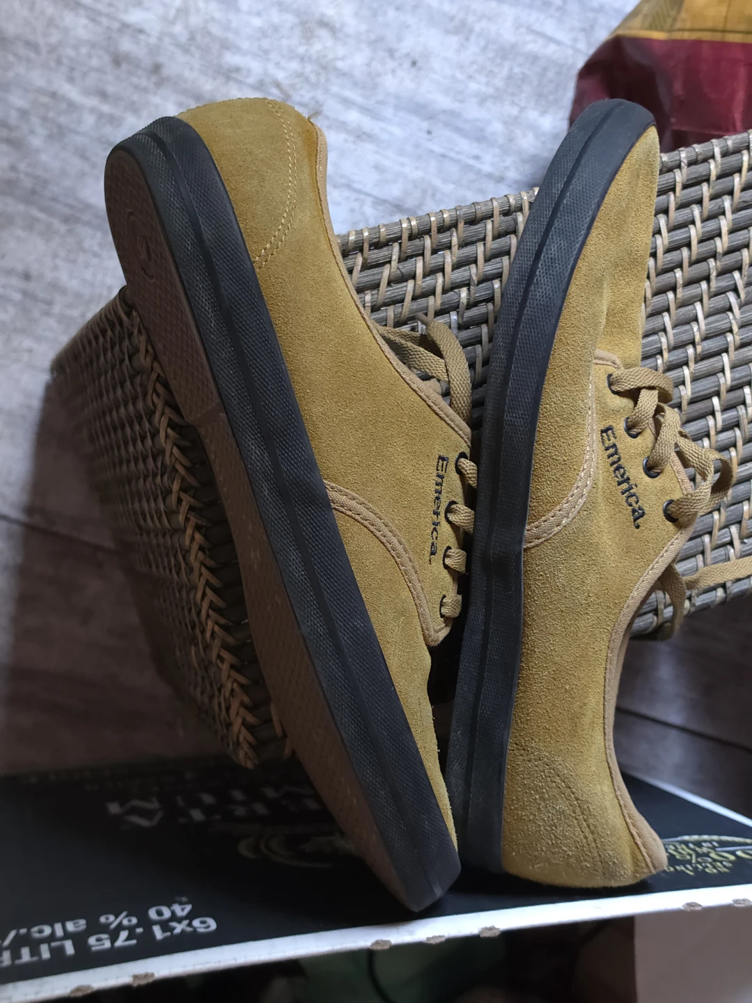 Emerica Yellow Suede Lace-Up Shoes - photo 5