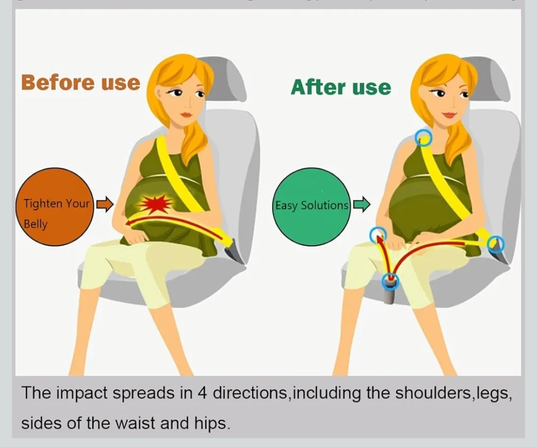 Maternity Seat Belt Adjuster for Pregnant Women - photo 3