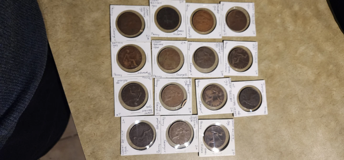 Collection of British Pennies
