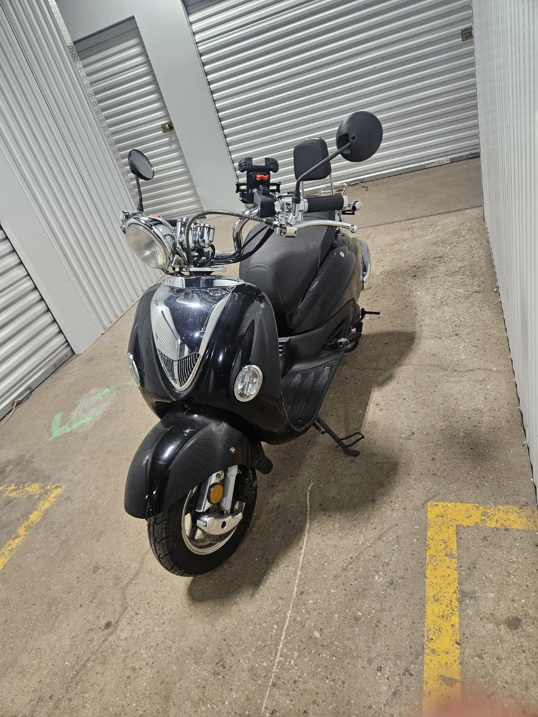 Wolf Jet Classic Black Scooter 50cc - photo 2