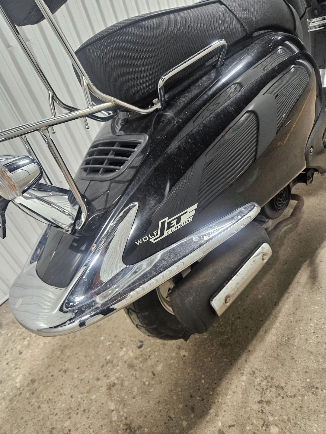Wolf Jet Classic Black Scooter 50cc - photo 5