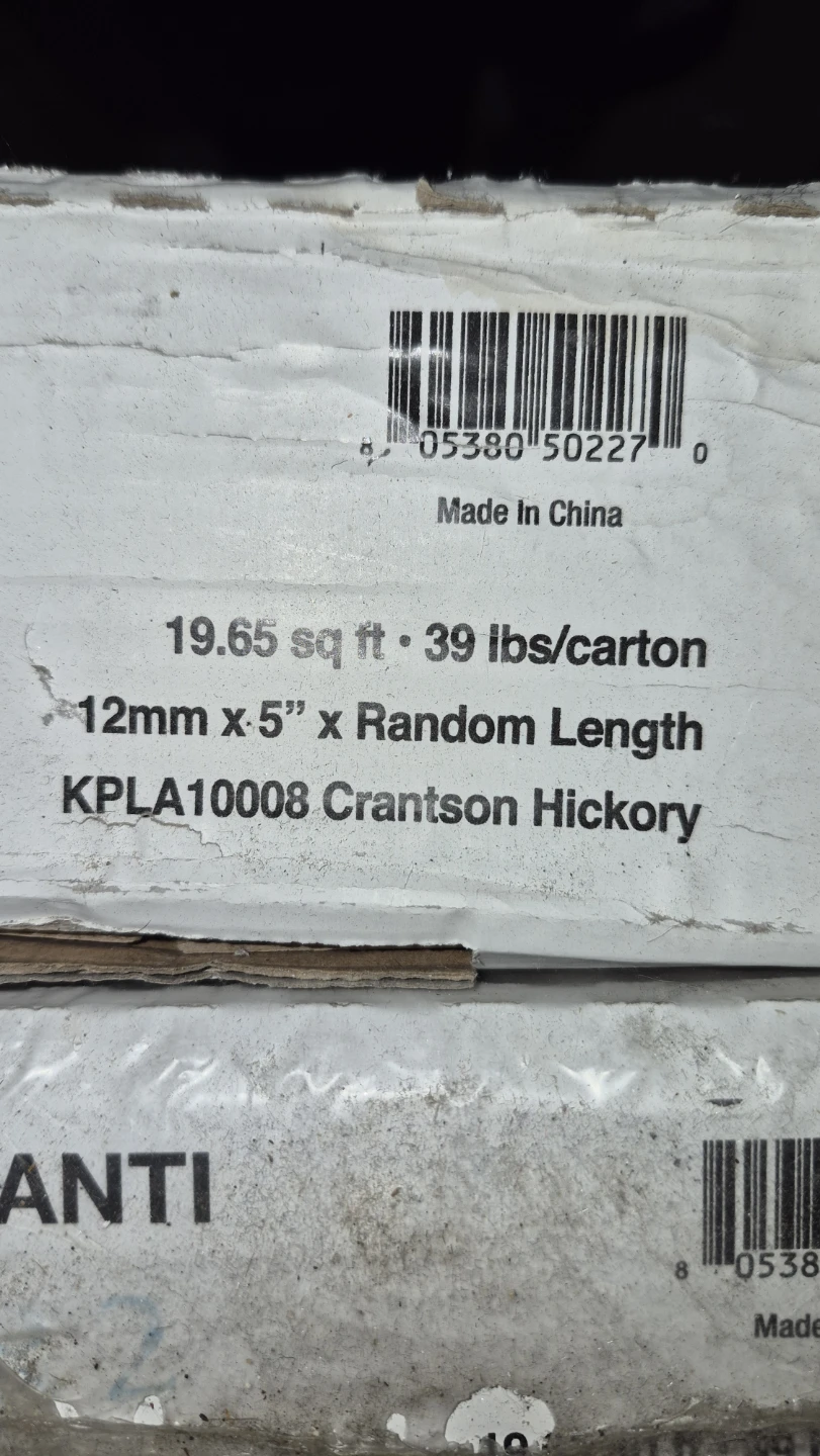 Crantson Hickory Laminate Flooring - 19.65 sq ft