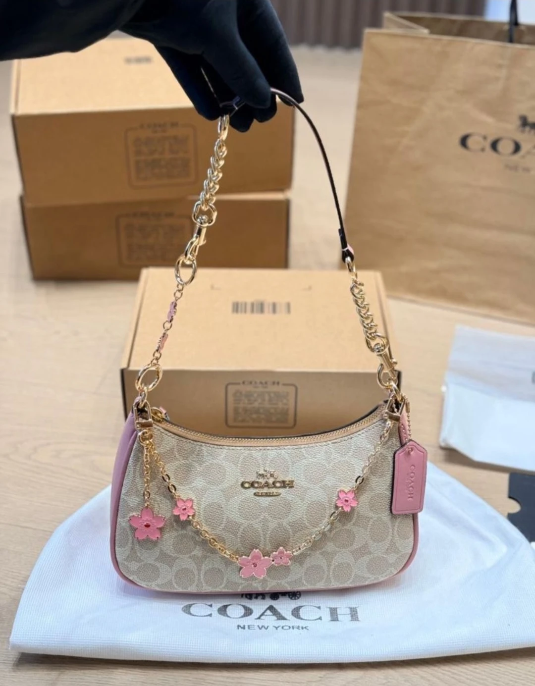 Coach Cherry Blossom Mini Bag