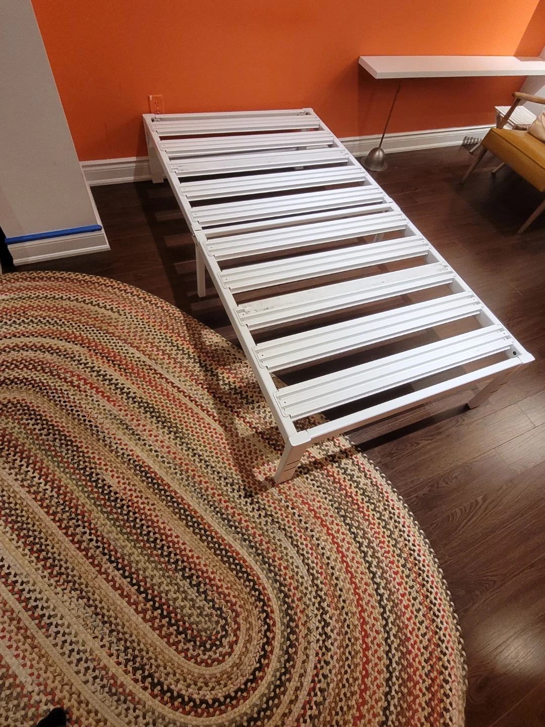 White Twin Bed Set - White Frame + Mattress - photo 2