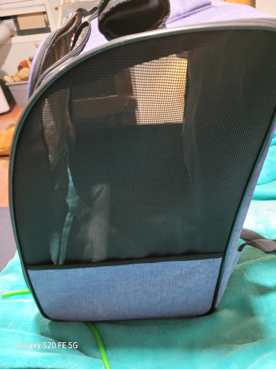 Dog Backpack Carrier - Purple/Grey - photo 3