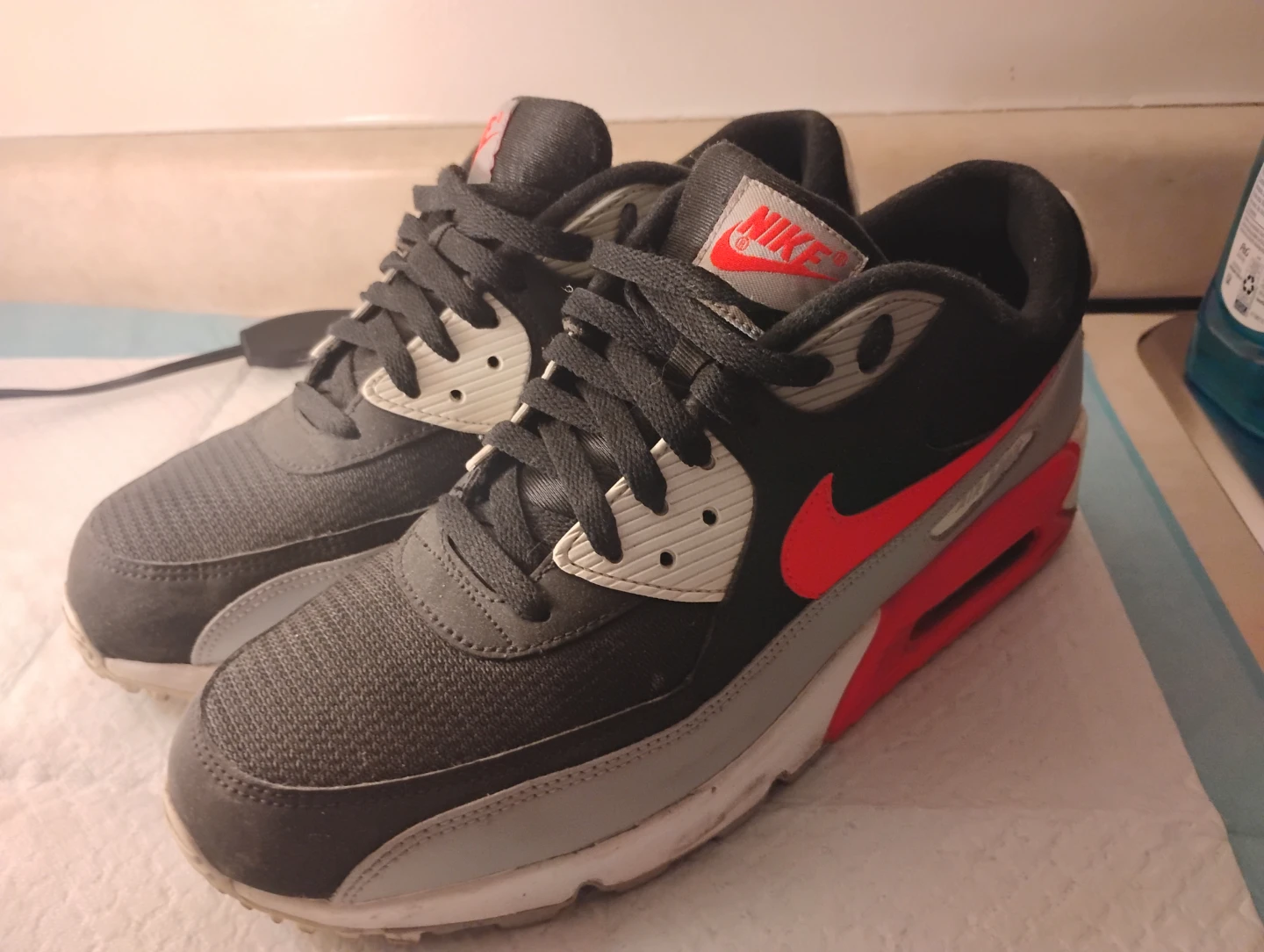 Nike Air Max 90 Black/Dark Russet Shoes Mens Size 11 - photo 4