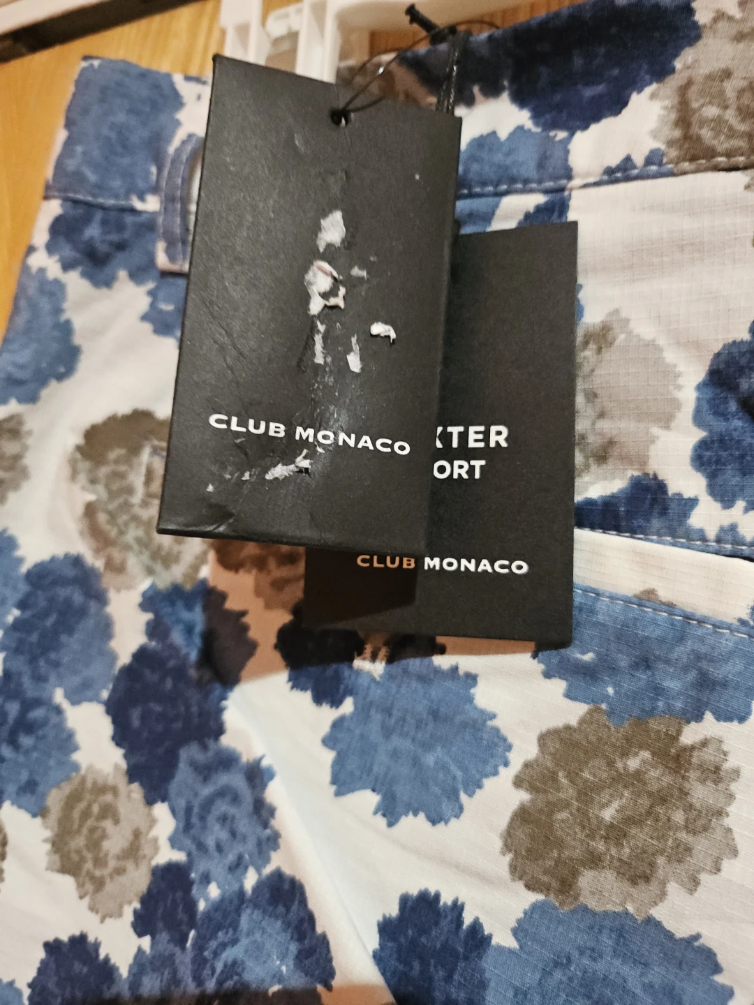 Club Monaco Baxter Ribstop Flora Shorts Size 30 - photo 3