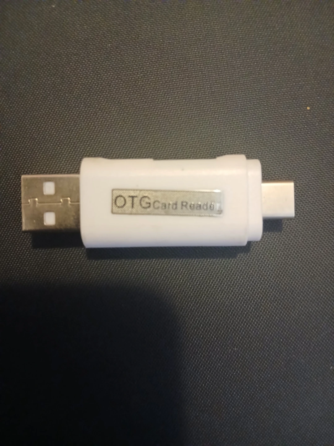 White OTG Card Reader