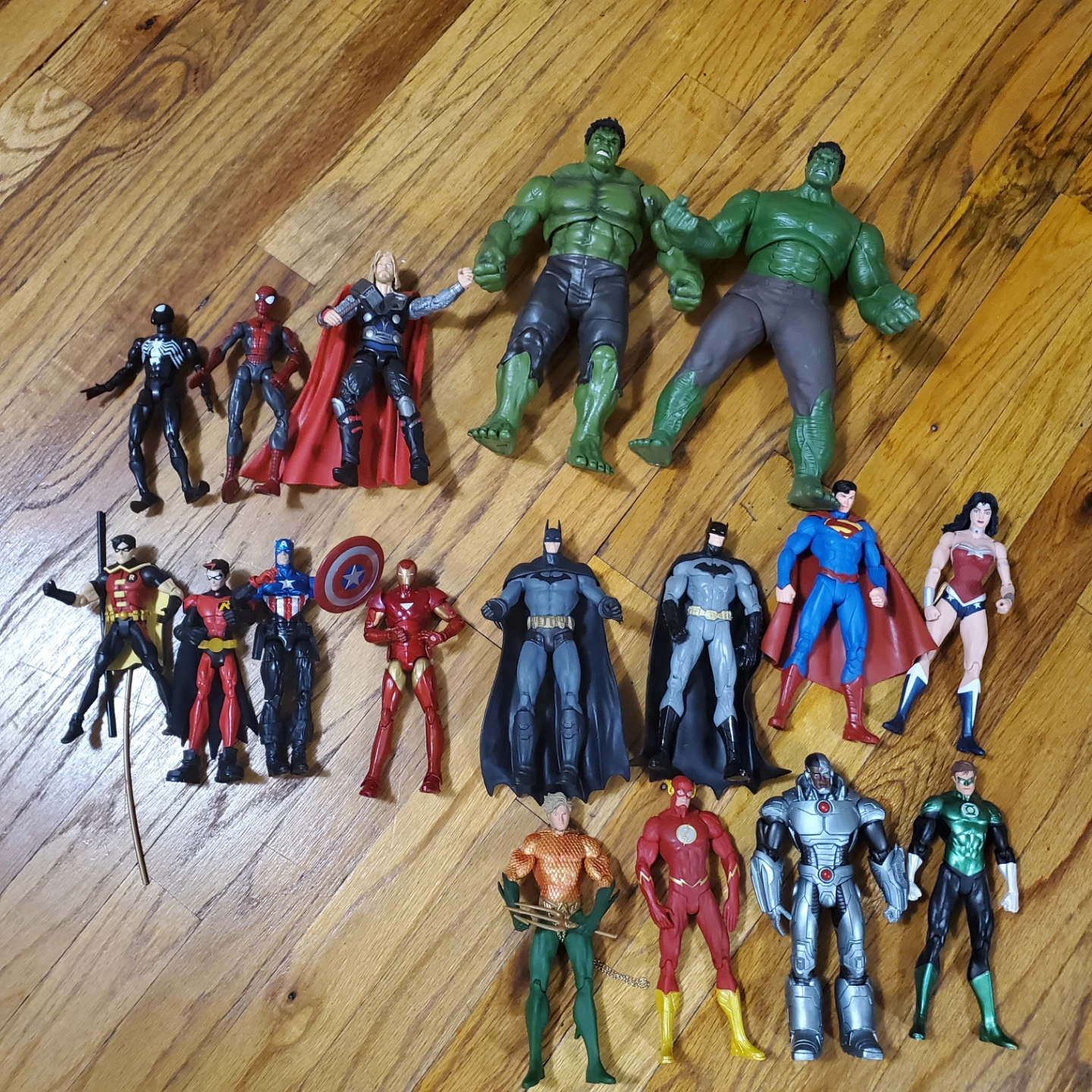 Lot of Superhero Action Figures