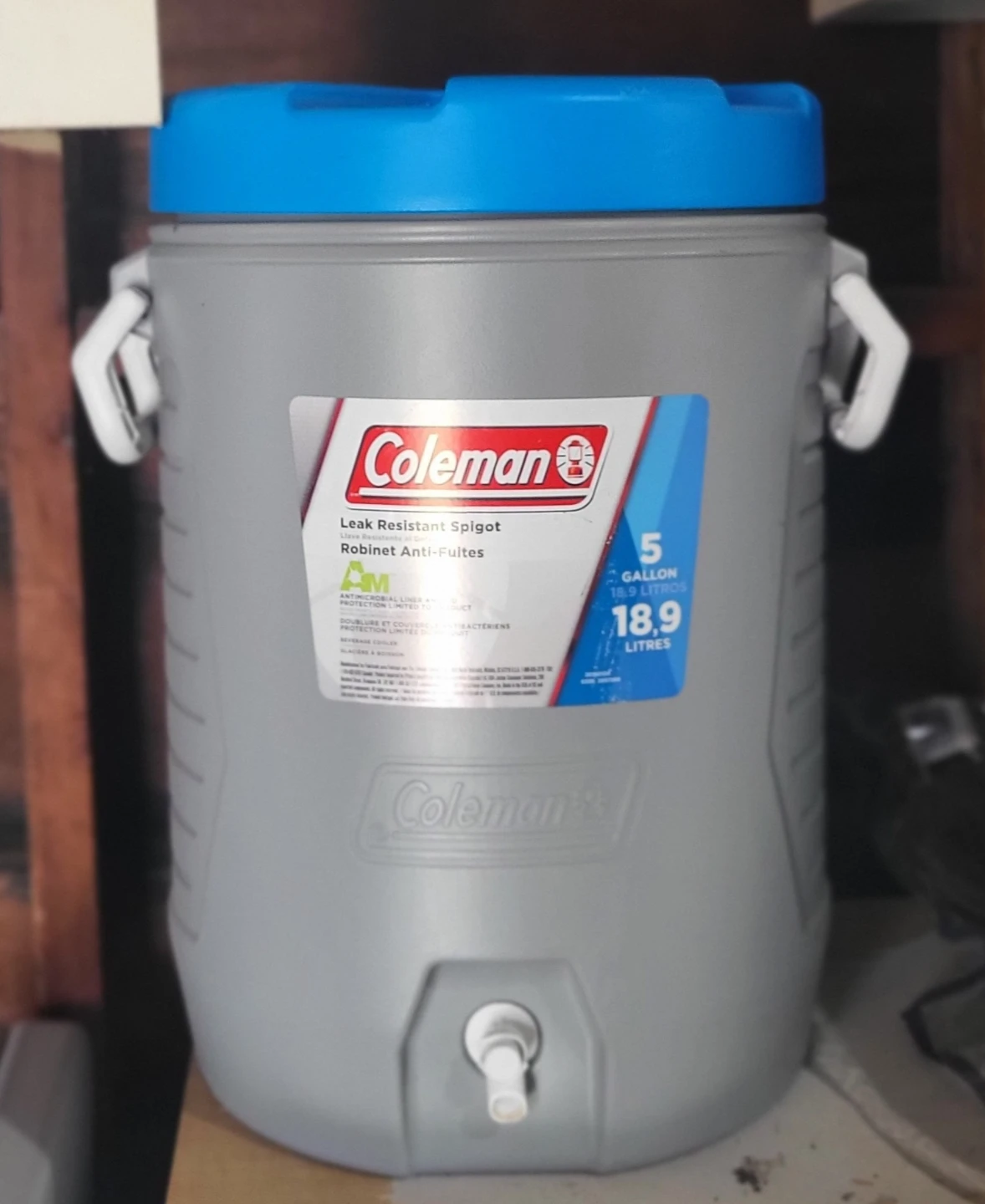 Coleman 5 Gallon Water Cooler Jug