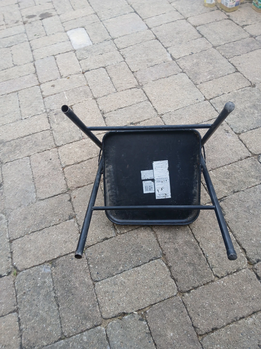 Black Folding Chair - photo 4