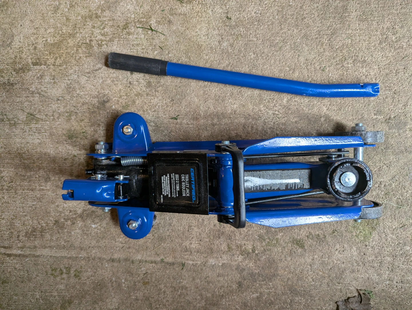 CENTRAL PNEUMATIC TROLLEY JACK 2 TON - photo 3