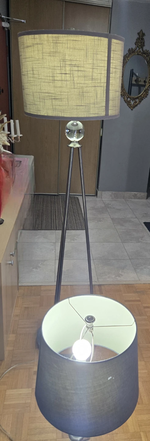 Tripod Floor Lamp and Table Lamp
