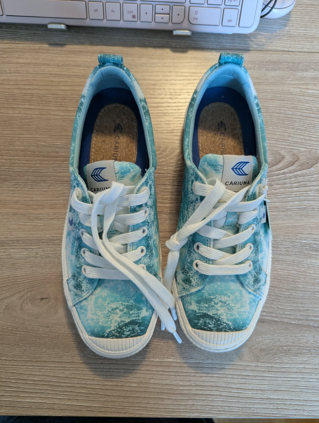 Cariuma "Protect Our Oceans" Canvas Low Top Sneakers - photo 3