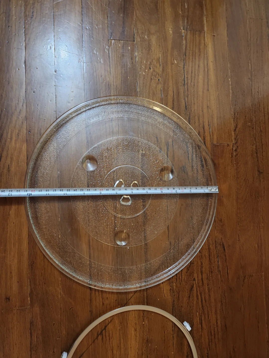 Glass Microwave Turntable Plate and Roller Ring - photo 2