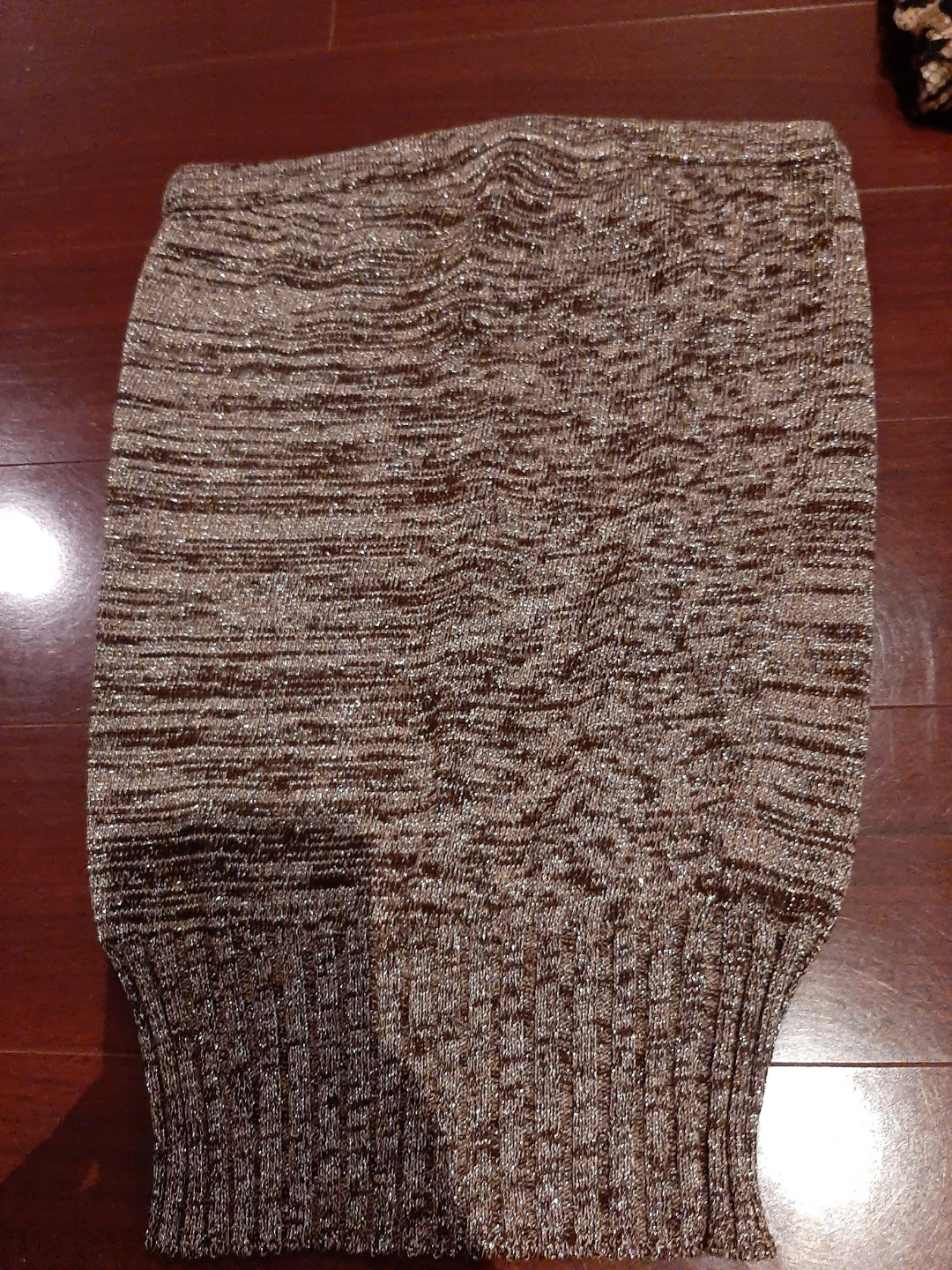 New Club Monaco XS Gold Sparkly Tube Top