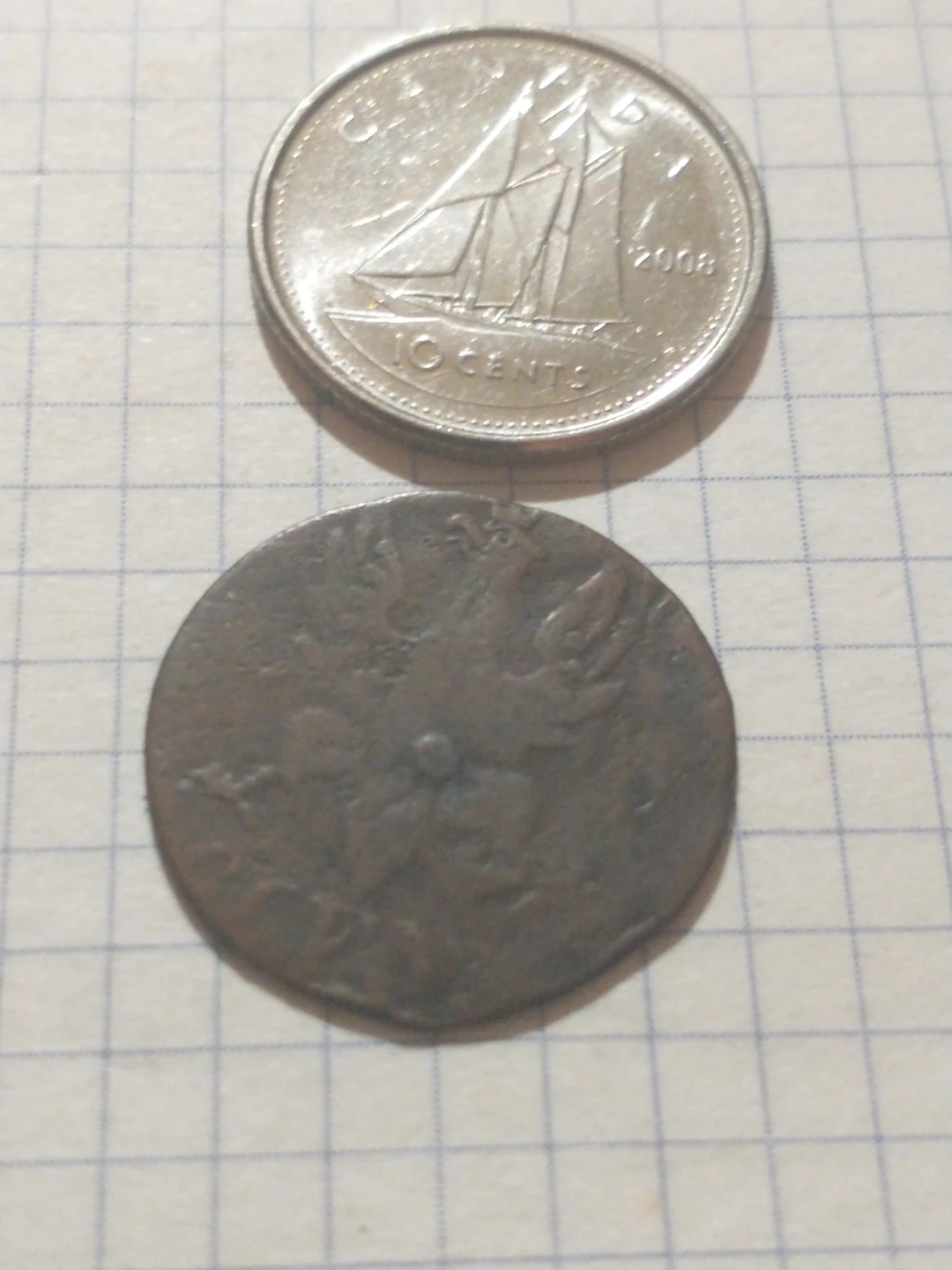 1821 Frankfurt 1 Heller Coin - photo 2