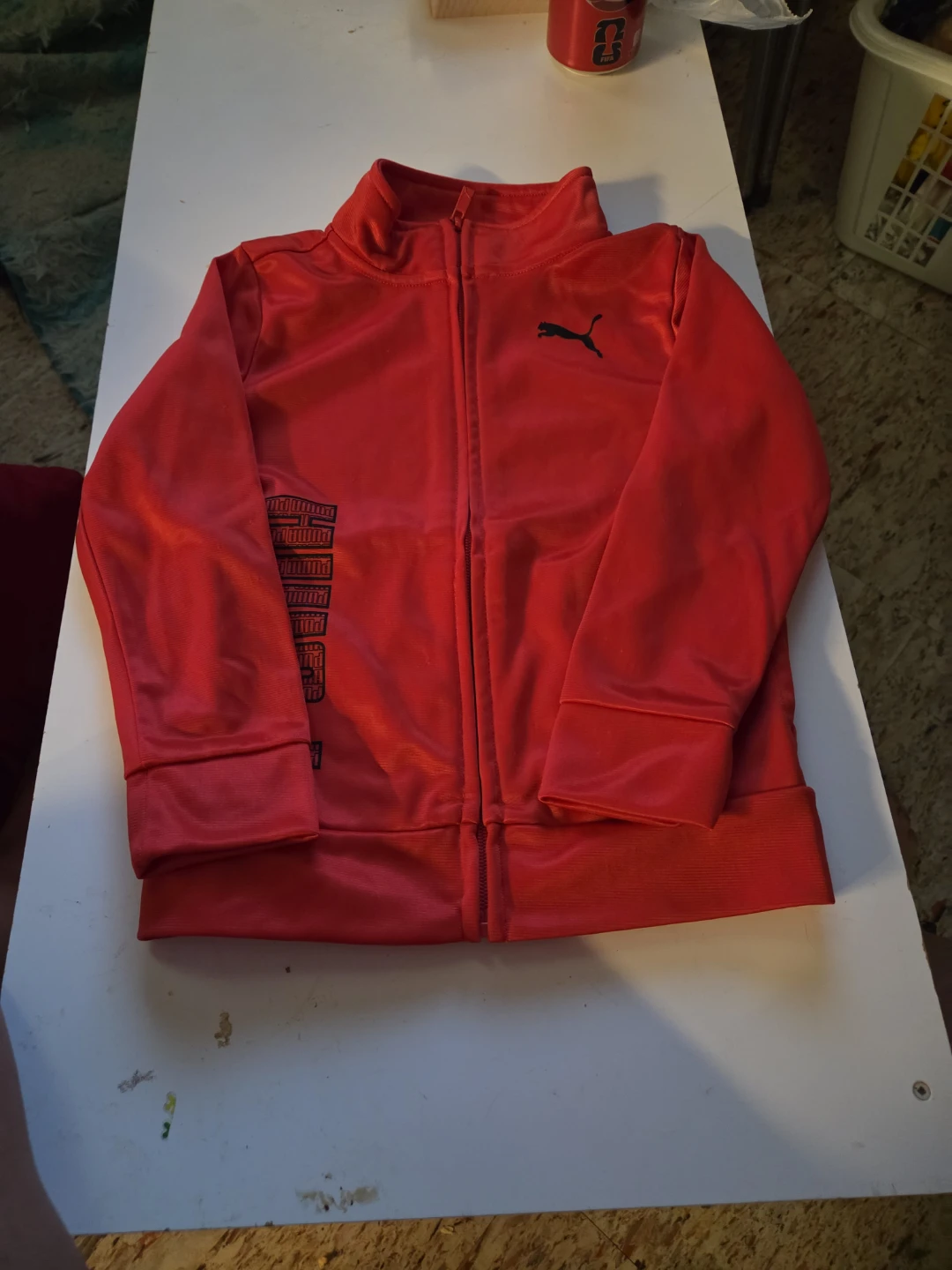 Puma Kids Track Jacket Red Size 4T