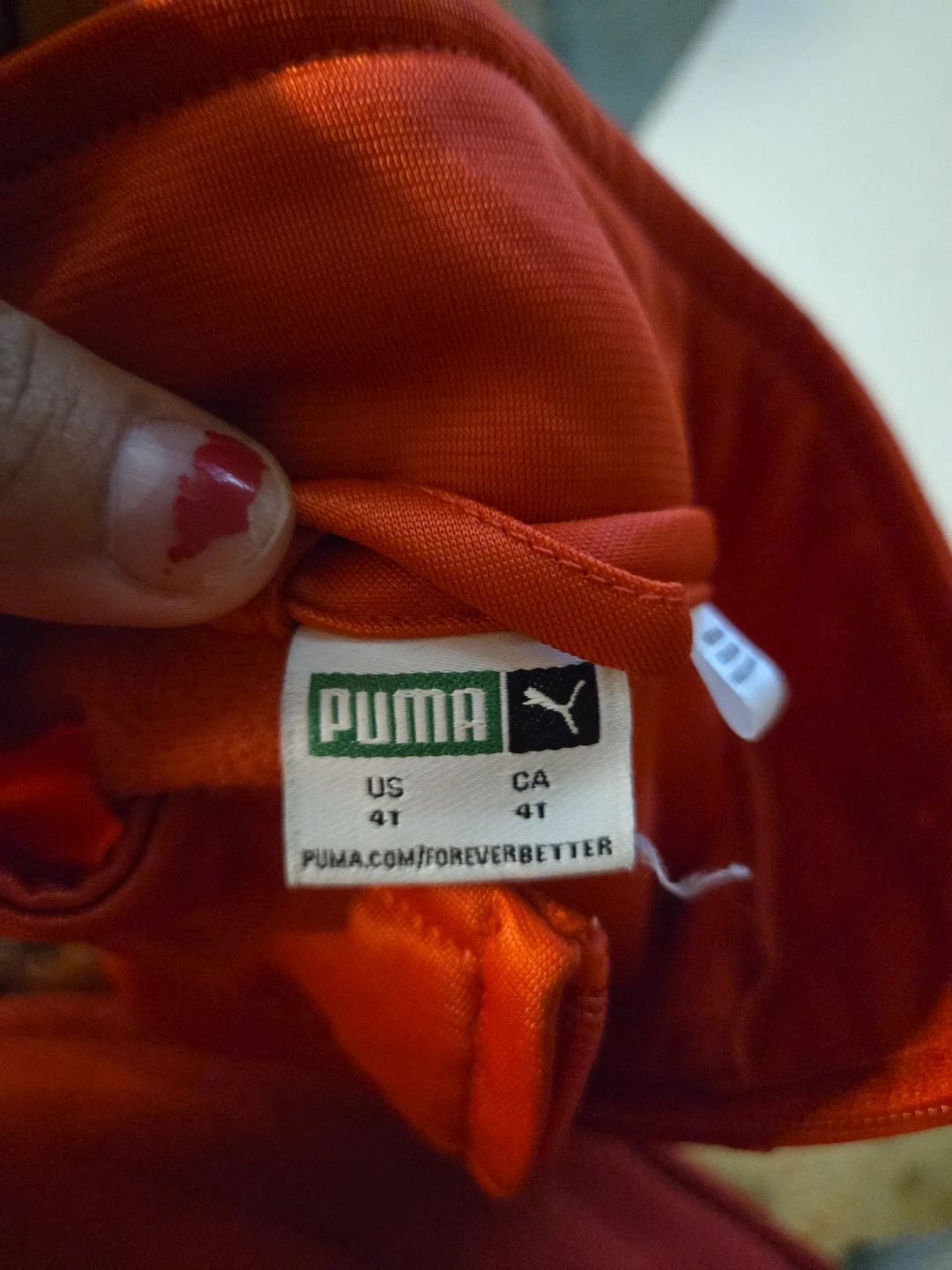 Puma Kids Track Jacket Red Size 4T - photo 2