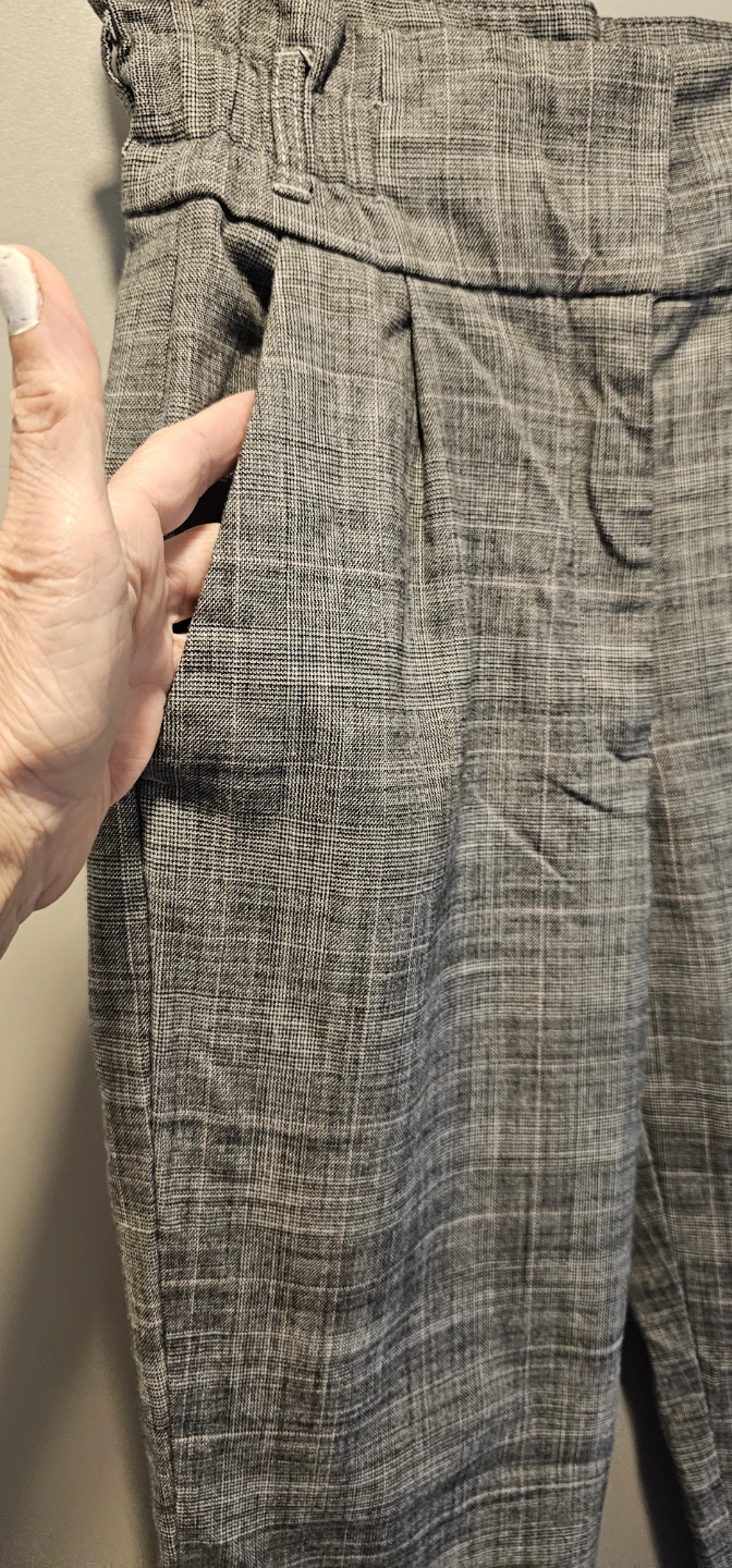 Dynamite Plaid High-Waisted Pants - photo 3