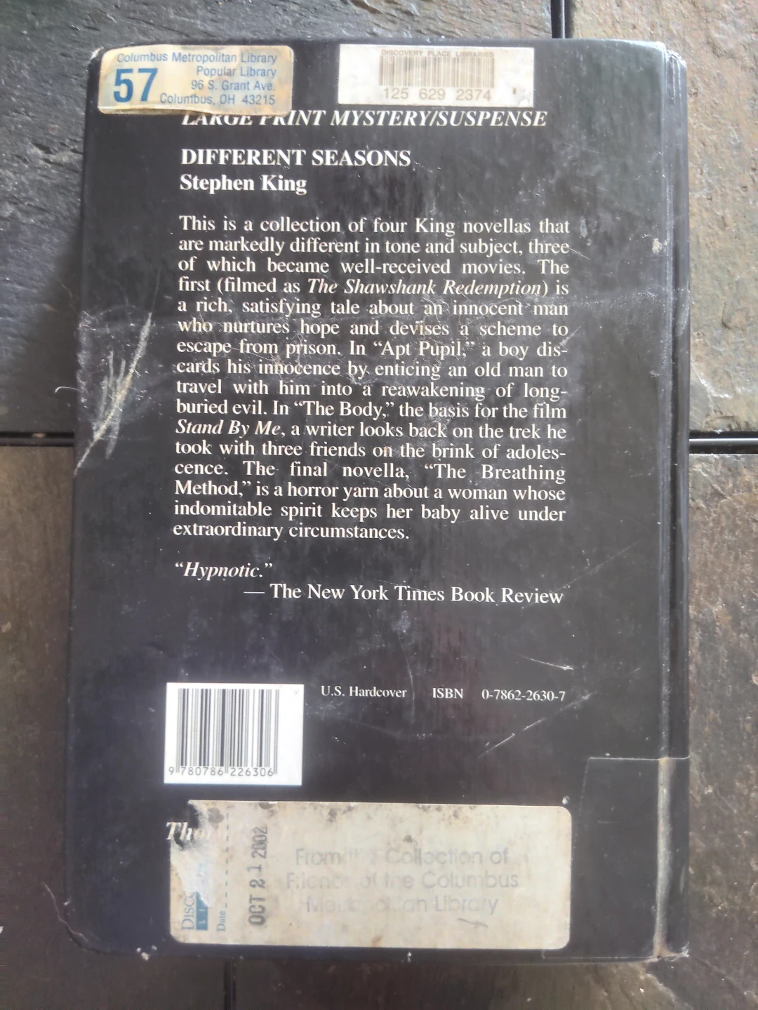 Stephen King Different Seasons First Edition Hardcover - photo 2