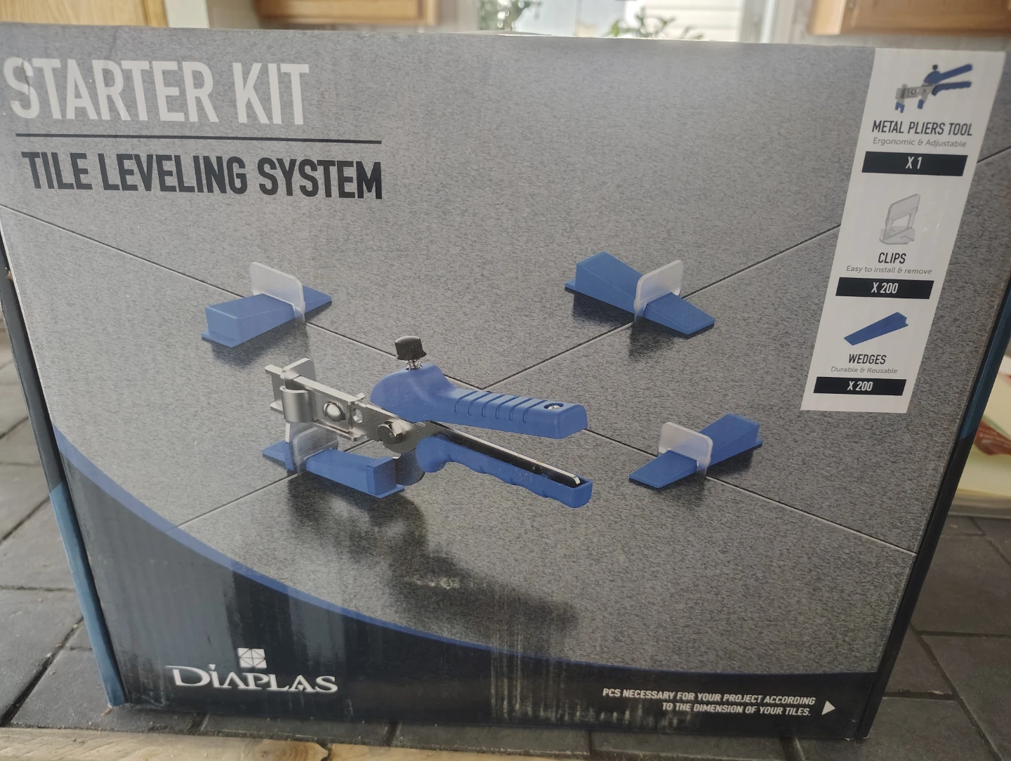 DIAPLAS Tile Leveling System Starter Kit