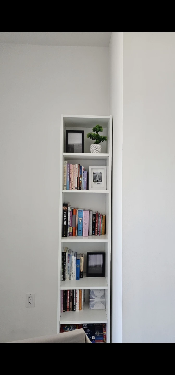 IKEA Billy Bookcase/shelf - White 40x28x202 cm