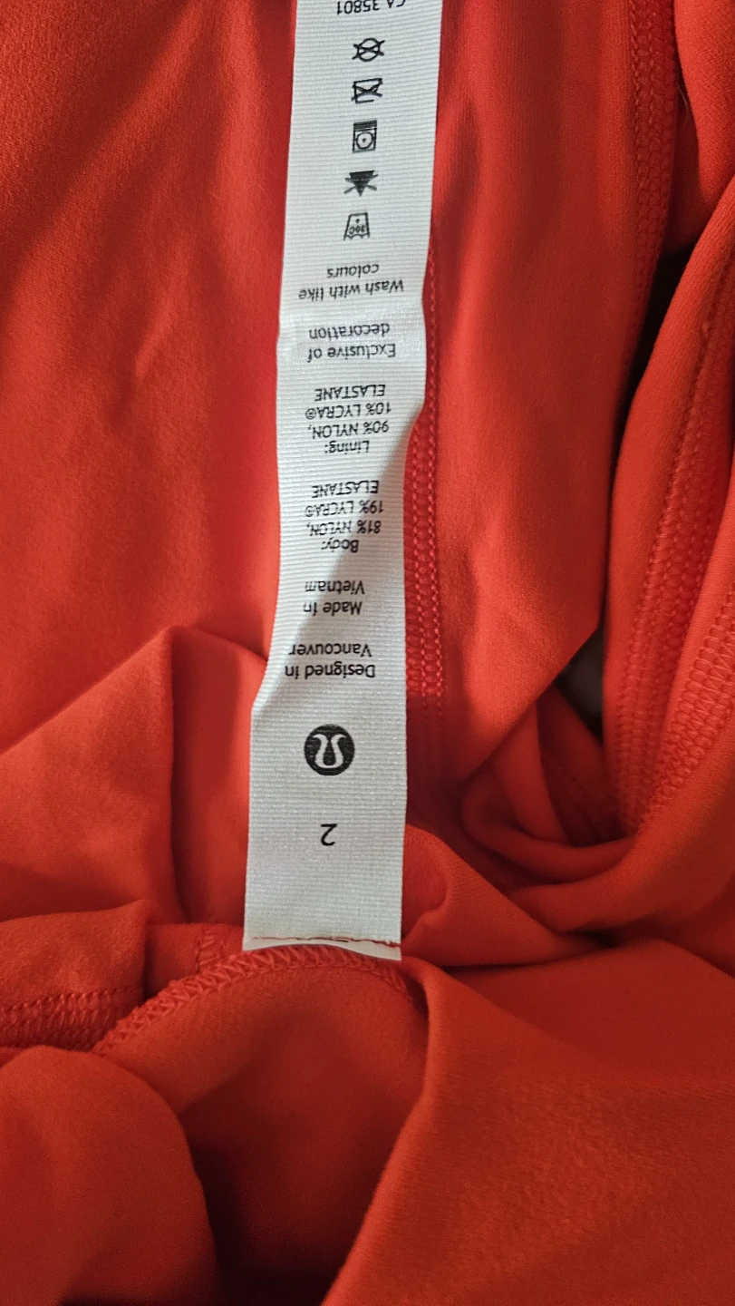Lululemon Orange Align Leggings Size 2 - photo 2