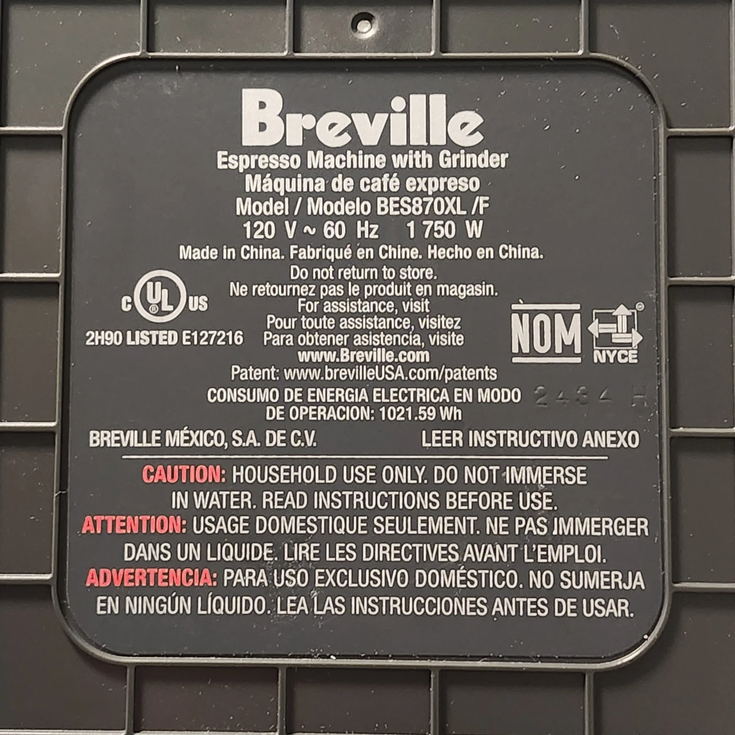 BRAND NEW/Open Box Breville Barista Express - NEVER USED! - photo 4