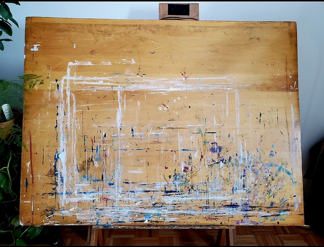 Vintage art / drafting table - photo 2