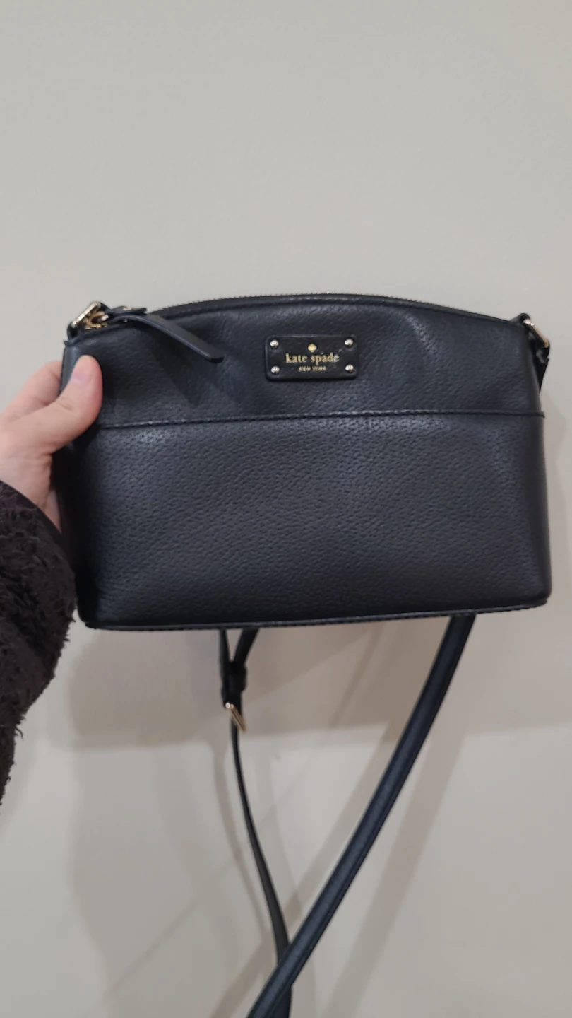Kate Spade Black Leather Crossbody Bag