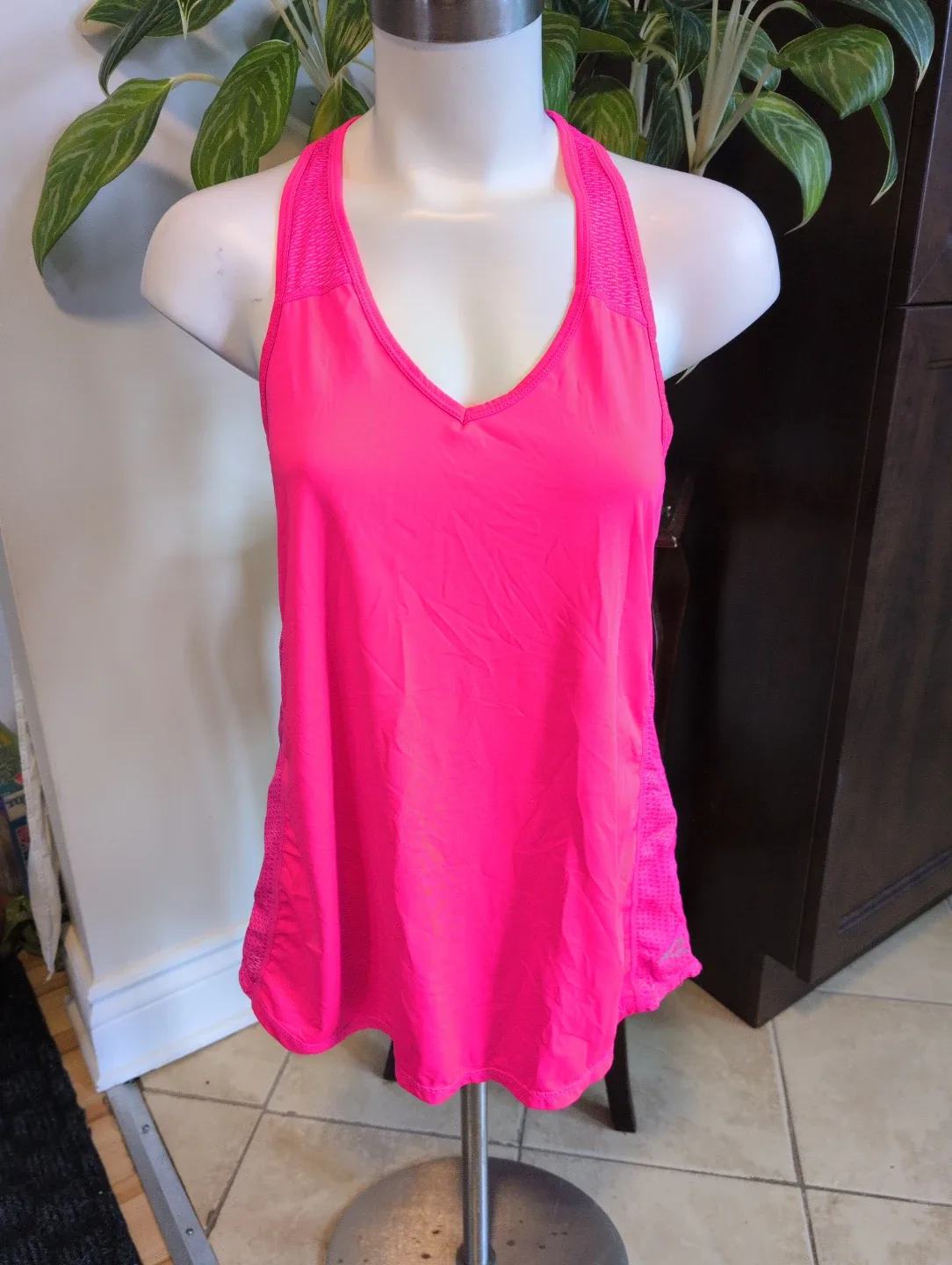 Women's Pink Racerback Tank Top