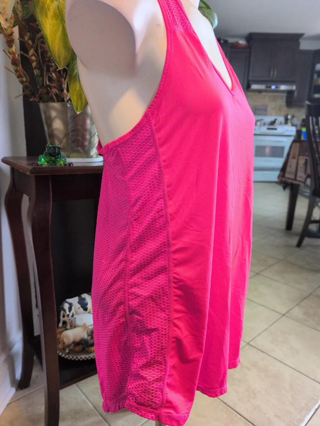 Women's Pink Racerback Tank Top - photo 2