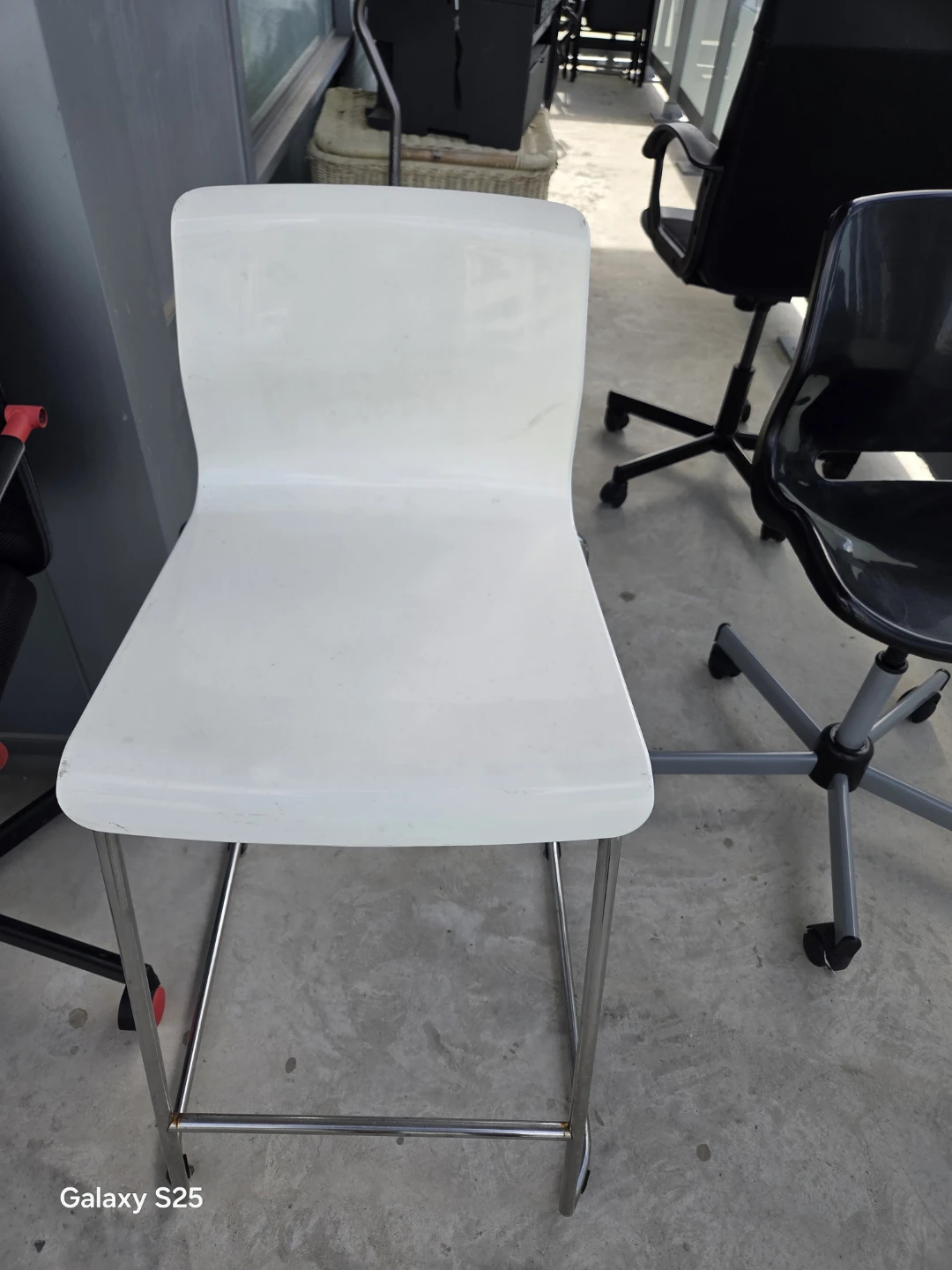 White Bar Stool