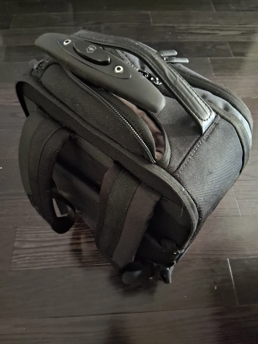 Victorinox Black Rolling Backpack