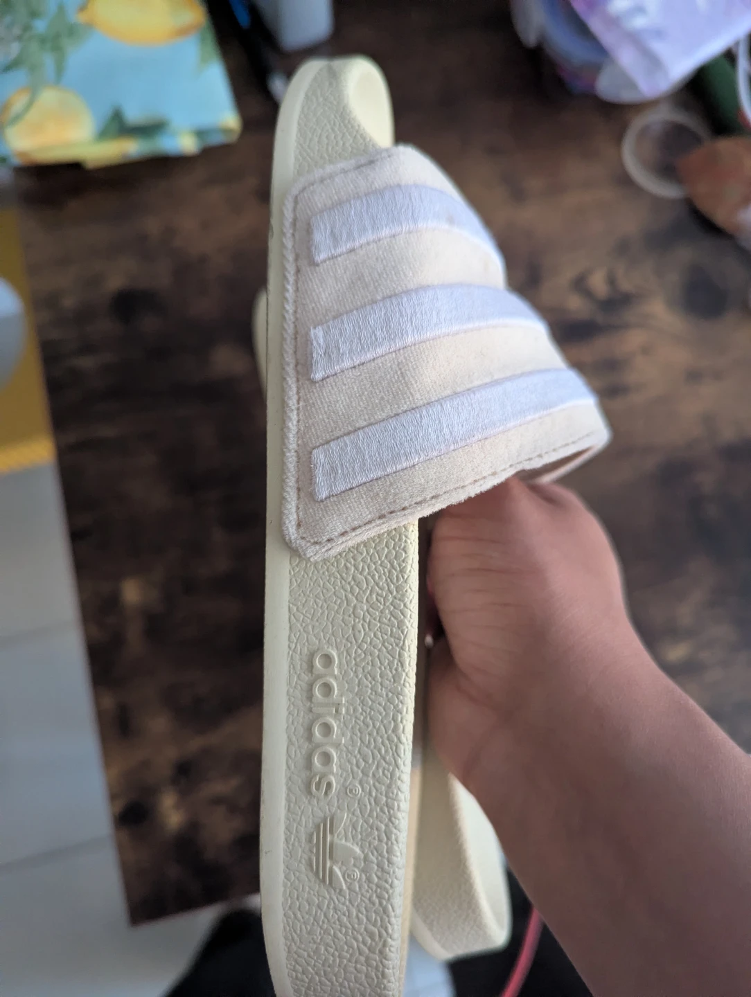 Adidas Adilette Shower Slides Cream