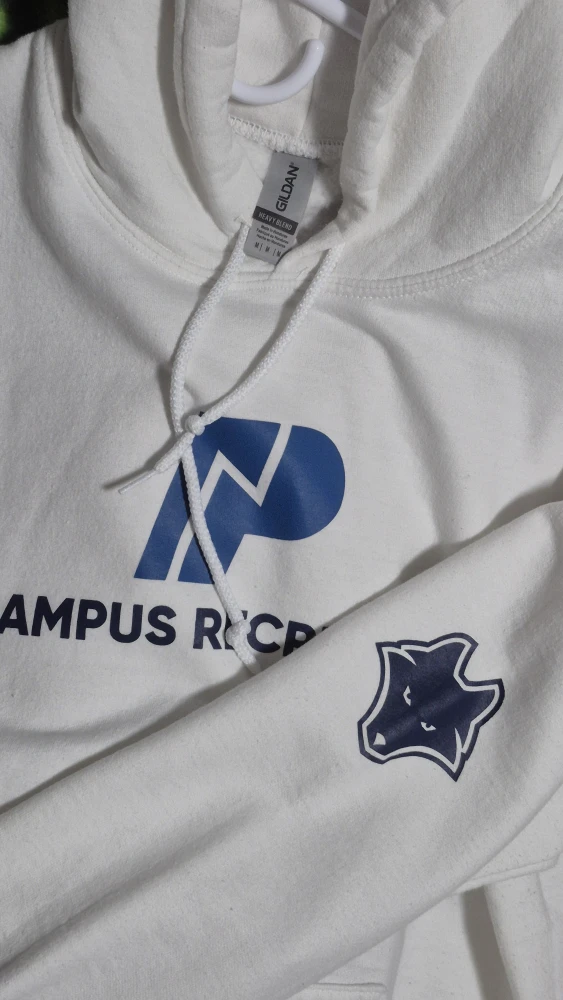 White NWP Wolves Hoodie