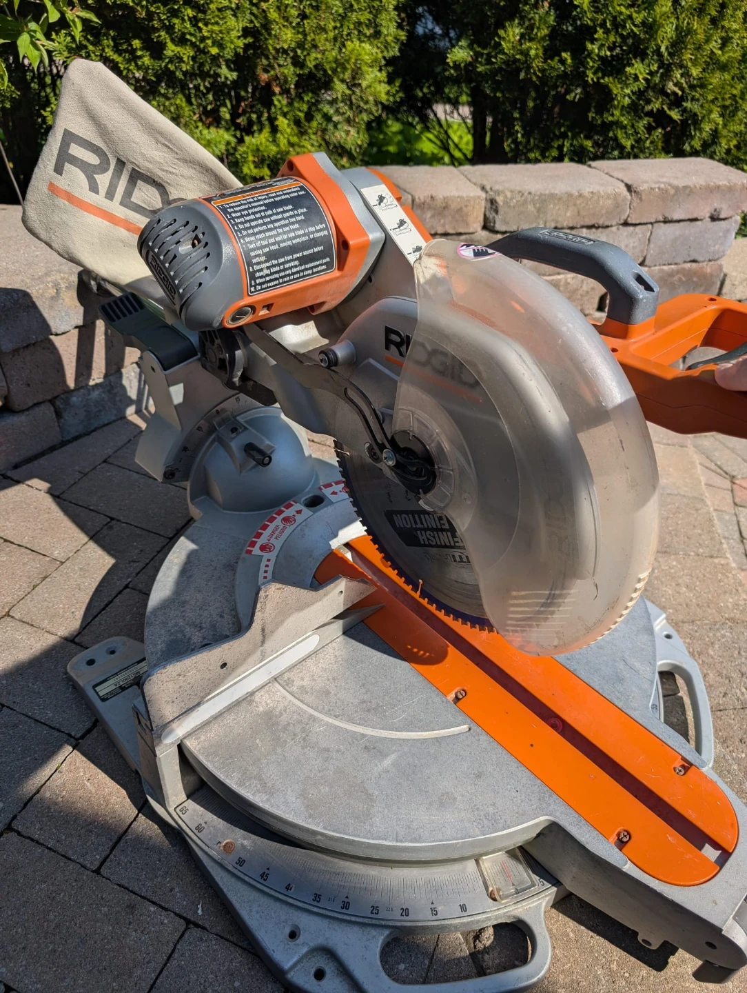 Ridgid Compound Miter Saw 12" - photo 3