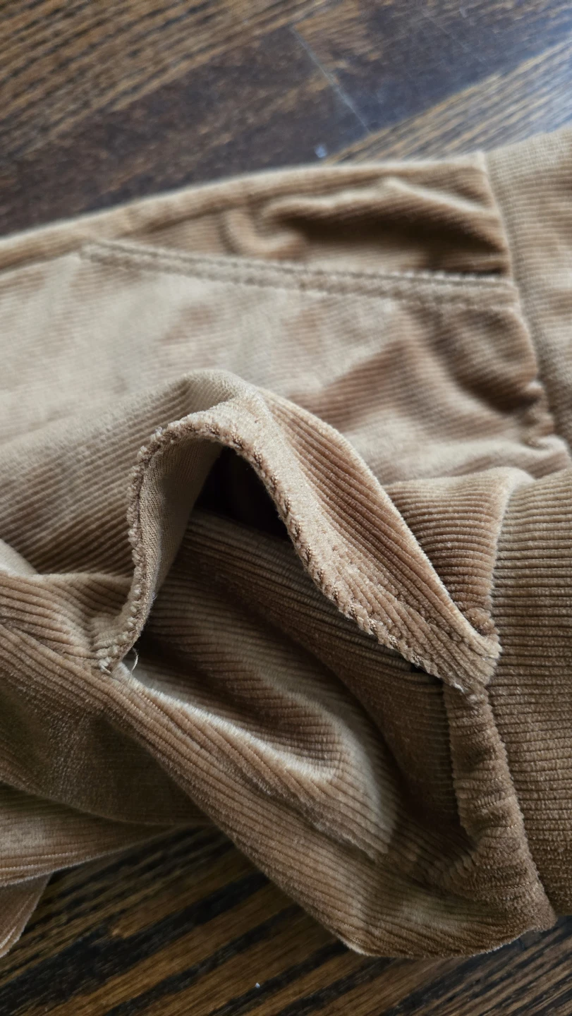 Corduroy skinny Pants and light pink Knit Leggings Bundle 10-12Y - photo 2