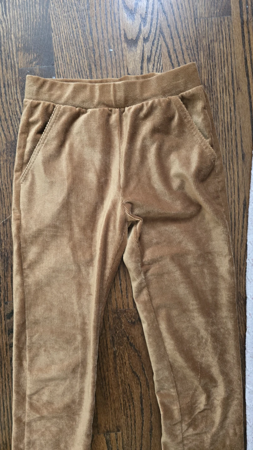 Corduroy skinny Pants and light pink Knit Leggings Bundle 10-12Y - photo 3