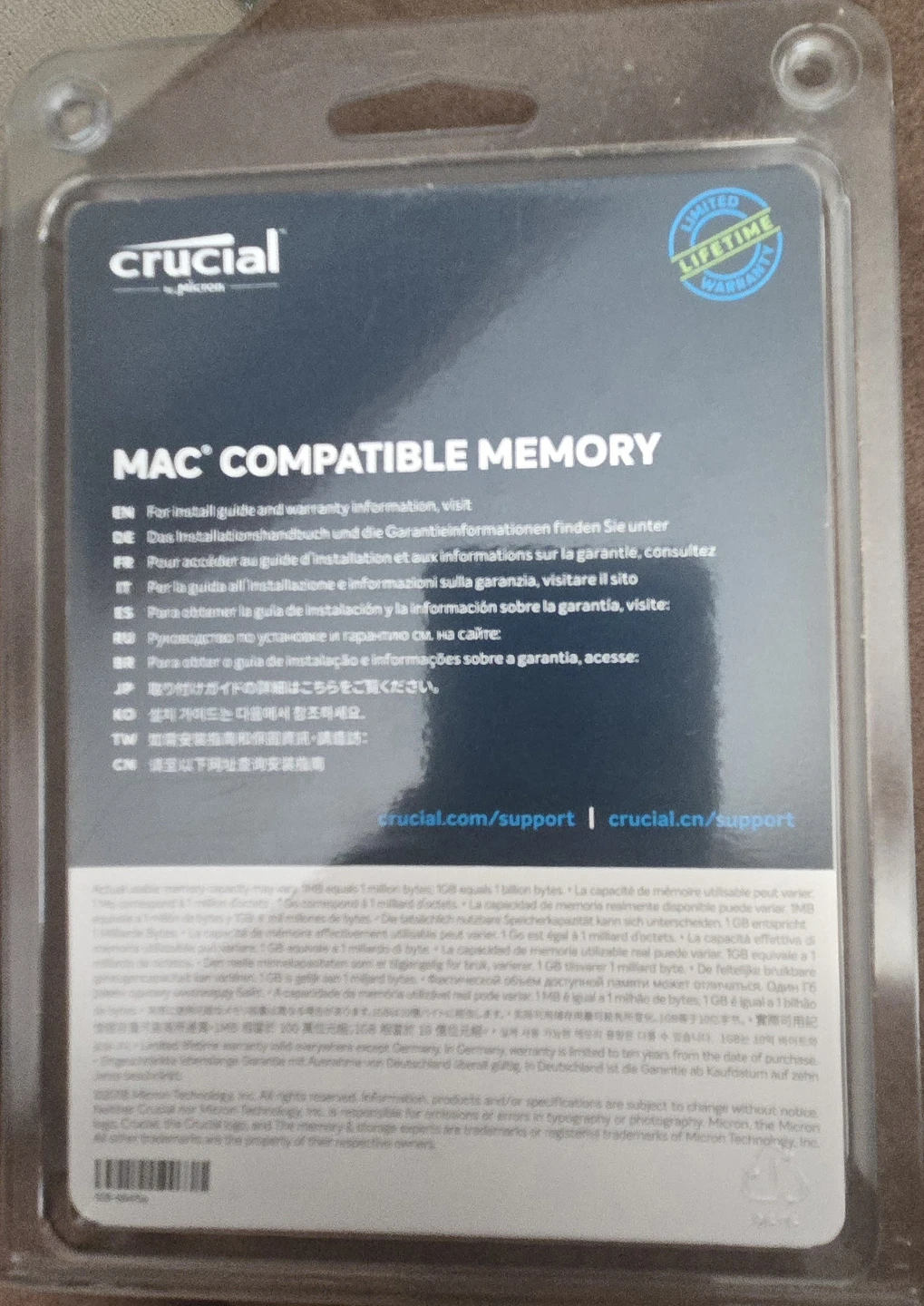 8GB DDR3L-1600 MHz SODIMM memory module - compatible with Mac. - photo 2