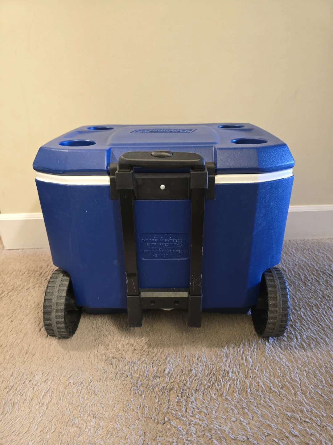 BLUE COLEMAN 50 QT/47.3L WHEELED COOLER - photo 3