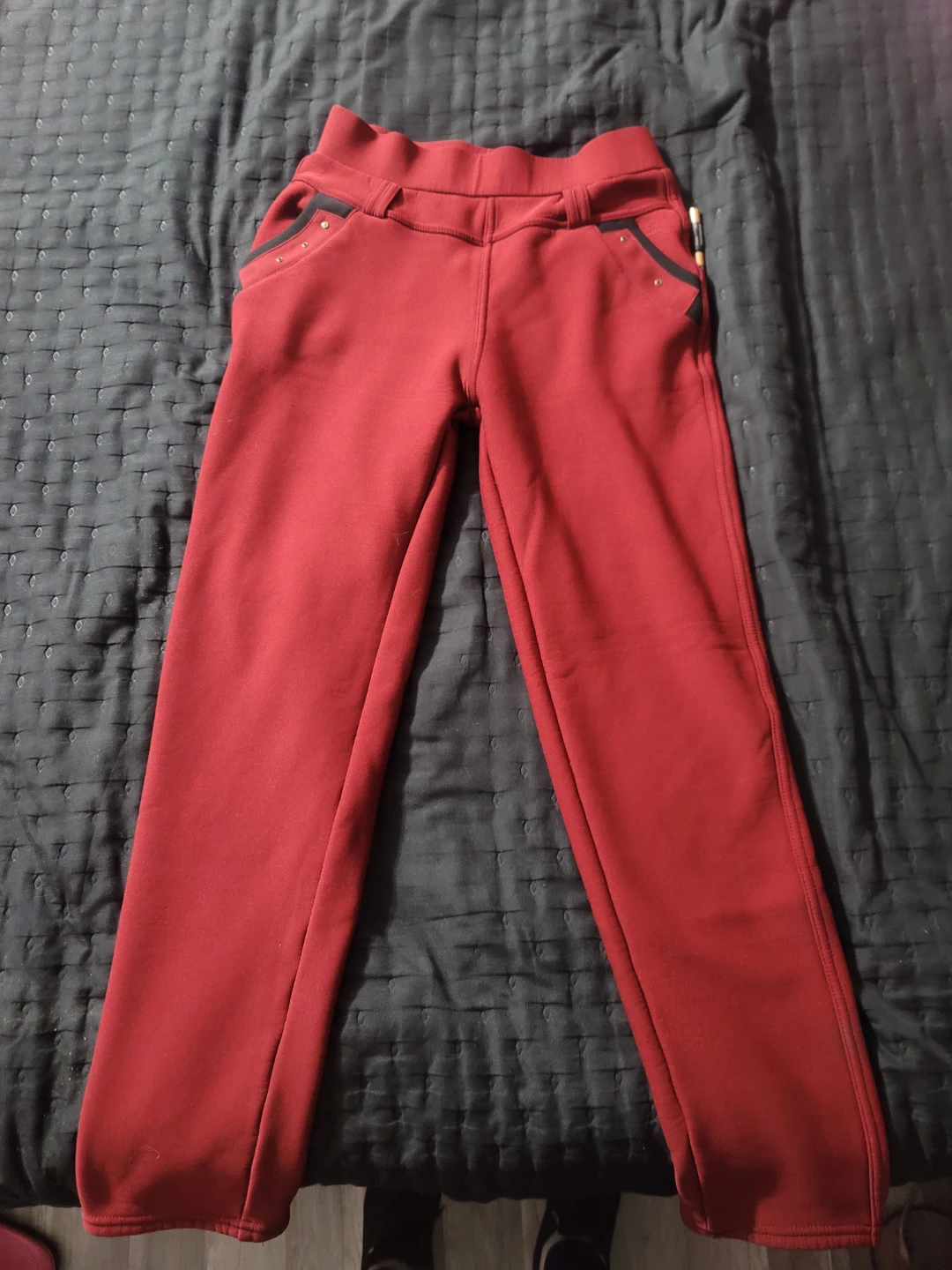 Red Girls Sweatpants Size 12