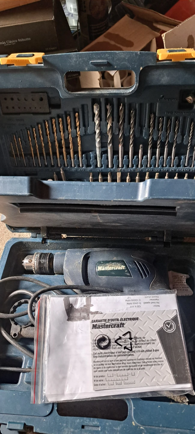 Mastercraft Drill and Reciprocating Saw Kit