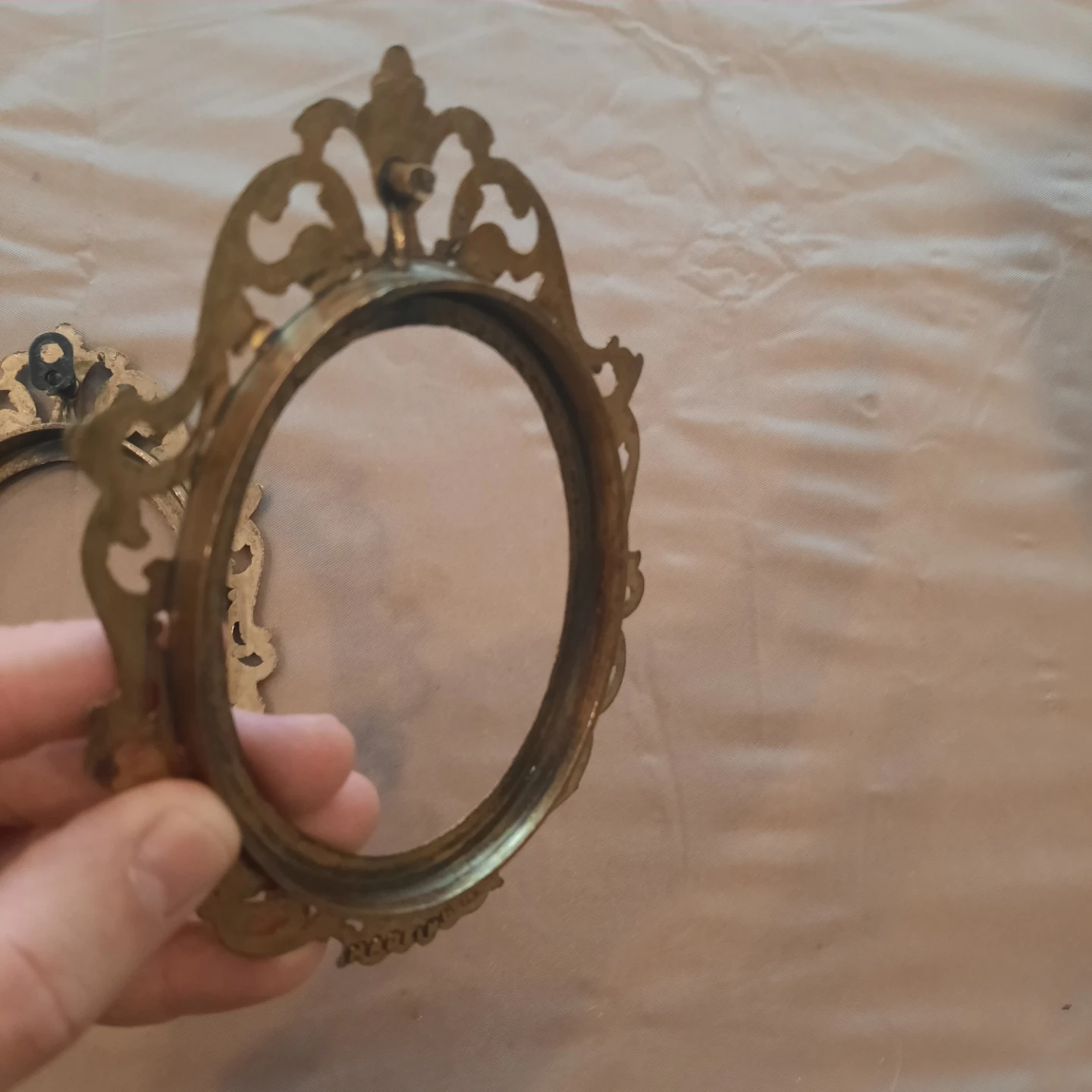 Set of 2 Vintage Oval Picture Frames - Made in Italy - photo 3