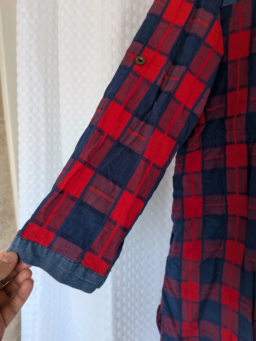Women's Plaid Tunic Shirt - photo 2